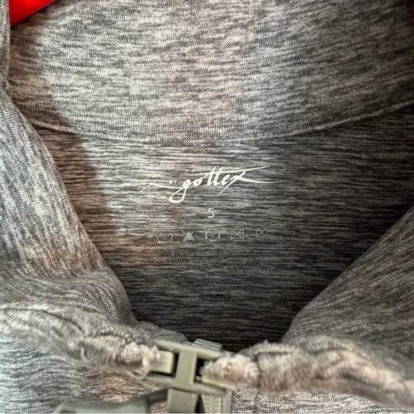 Gottex Small Full Zip Up Active Jacket Activewear Athletic Thumbholes Pockets - Picture 3 of 3